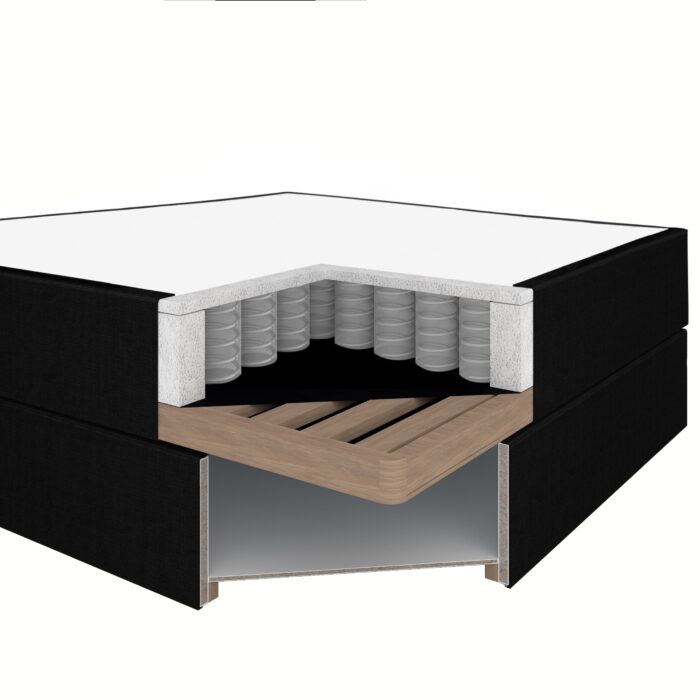 Pesukastiga voodi "Luna" - Image 6